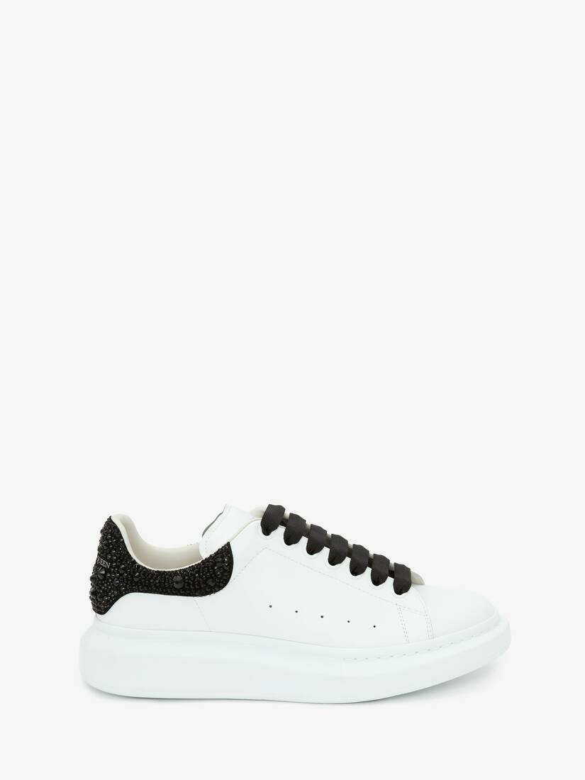 Zapatillas Alexander McQueen Oversized Hombre - Blancos/Negros - Mexico 923-UTRAXO